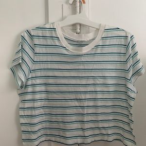 PacSun striped cropped t-shirt